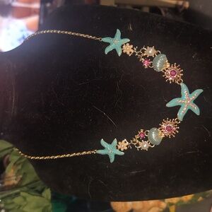 AVAILABLE- China made this gorgeous sea themed necklace.